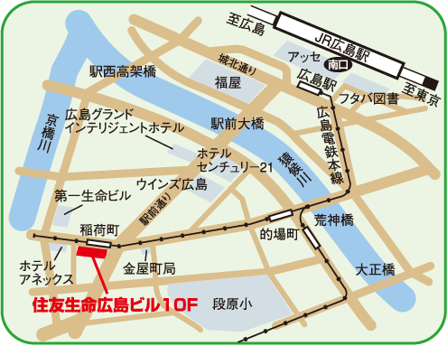 地図：広島会場
