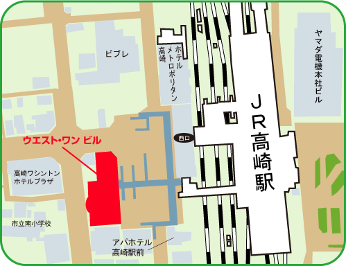 地図：マイクロソフト（北関東会場）