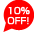 10%OFF!