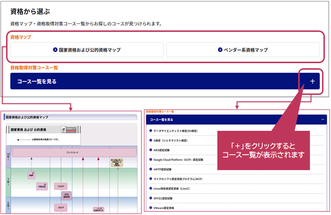 ●TOPページ_研修を探す/資格から選ぶ